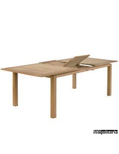 Conjunto de jardín AGLORENA de madera de teka 2
