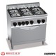 Cocina gas 6 fuegos con horno RMG6F6PW+T ECO POWER