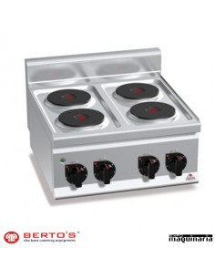 Cocina eléctrica 4 fuegos RME6P4B