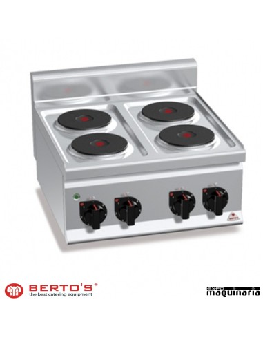 Cocina eléctrica 4 fuegos RME6P4B