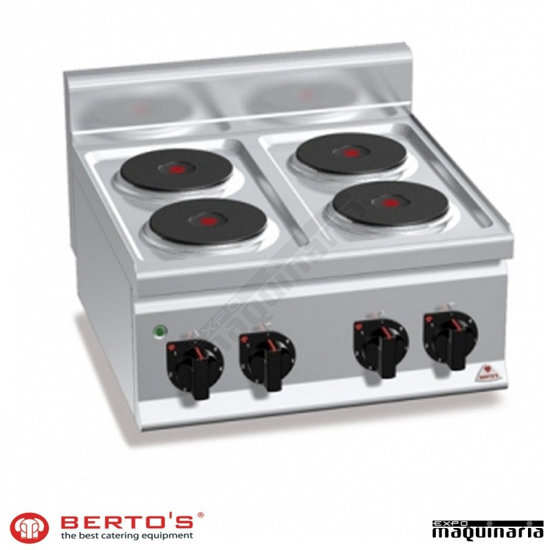 Cocina eléctrica 4 fuegos RME6P4B