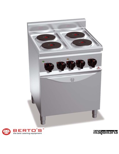 Cocina eléctrica 4 fuegos con horno RME6P4+FE1