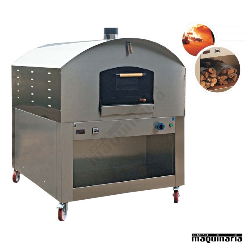 Horno leña NTHL105 fabricado en acero inox