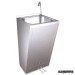 Lavamanos acero inox  doble pedal FR061008