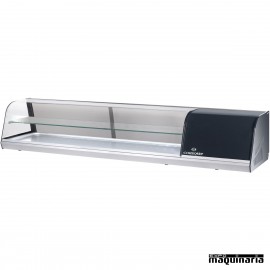 Vitrina con 2 pisos 8 platos para tapas frías CLVRGI2P8P