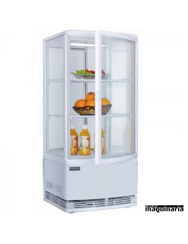 Vitrina frigorífica vertical llena NICB507 de 86 litros