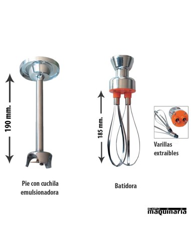 Turmix Dynamic Mini con pie de 160mm