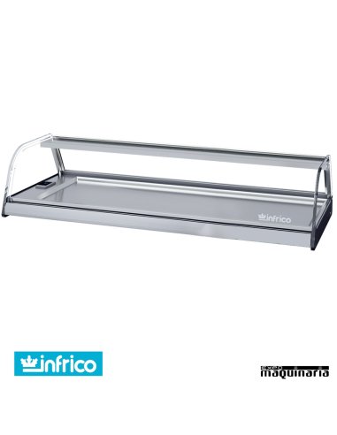 Vitrina grupo remoto 7 platos INVEB7CC cristal curvo
