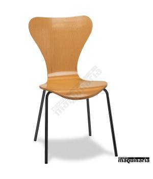 Silla Madera de haya 1R41, de interior