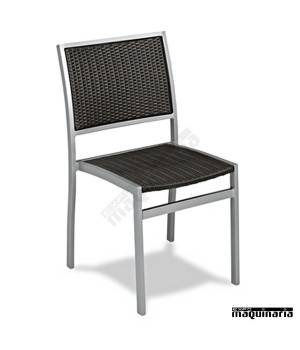 Silla Aluminio Bar Recubierta 1R66