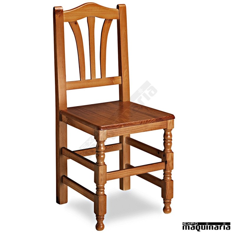 Silla de madera