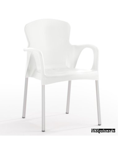 Sillón de terraza GRACE blanco
