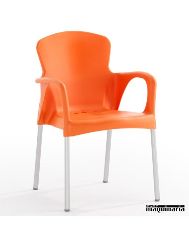 Sillón de terraza GRACE naranja