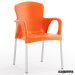 Sillón de terraza GRACE naranja