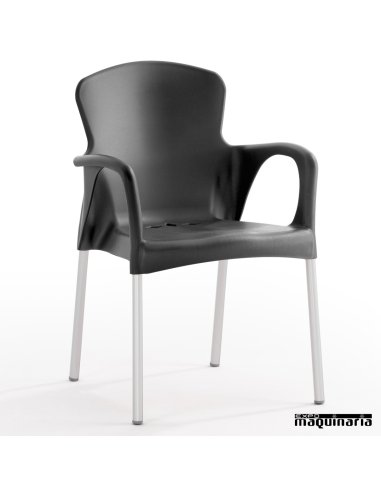 Sillón de terraza GRACE negro