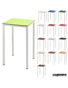 Mesa Alta de Acero pintado ISFARGO 70x70