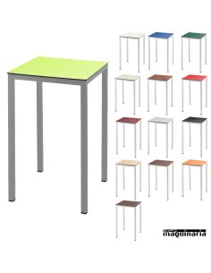 Mesa Alta de Acero pintado ISFARGO 70x70 2
