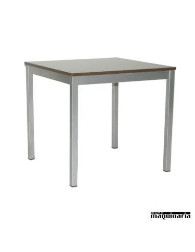 Mesa cuadrada acero ISFARGOC