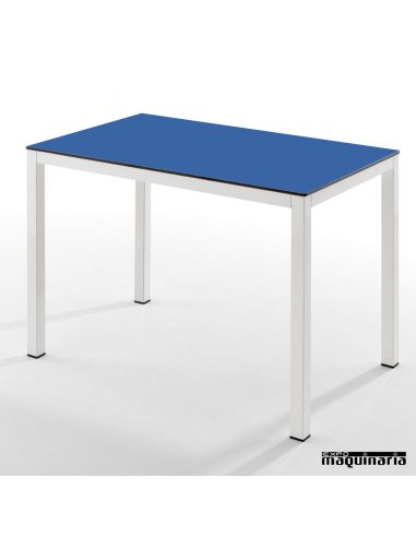 Mesa rectangular acero ISFARGOR