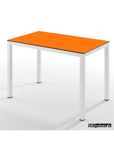 Mesa rectangular acero ISFARGOR
