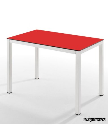 Mesa rectangular acero ISFARGOR