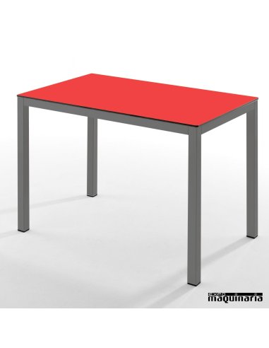 Mesa rectangular acero ISFARGOR