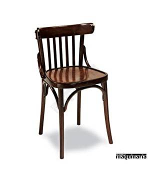 Silla Madera Haya 3R Barnizada Nogal