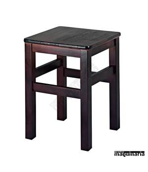 Taburete bajo de madera 1R9M