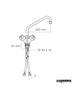Grifo industrial dos aguas 20207 2