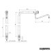 Grifo industrial de columna un agua 20219