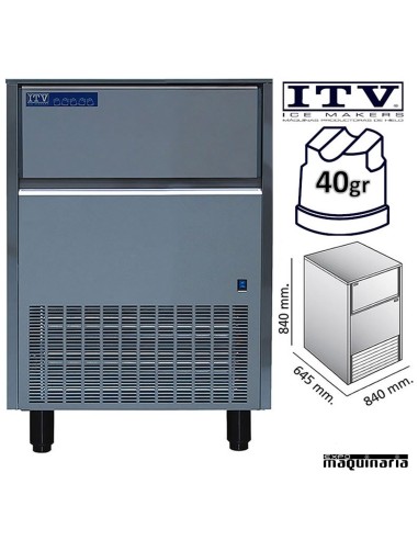 Maquina de Hielo ITV ORION60 (ECO) cubito 40g