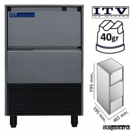 Maquina de Hielo ITV DELTA-NG45 cubito 40g