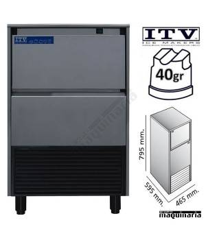 Maquina de Hielo ITV DELTA-NG45 cubito 40g