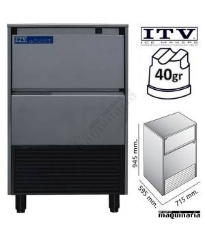 Maquina de Hielo ITV DELTA-NG80 cubito 40g