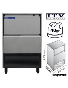 Maquina de Hielo ITV DELTA-NG150 cubito 40g