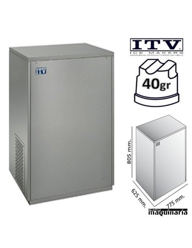Maquina de Hielo ITV DELTA-NG150 cubito 40g