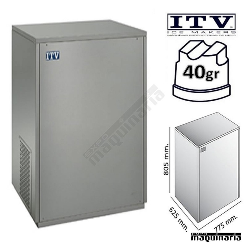 Maquina de Hielo ITV DELTA-NG150 cubito 40g