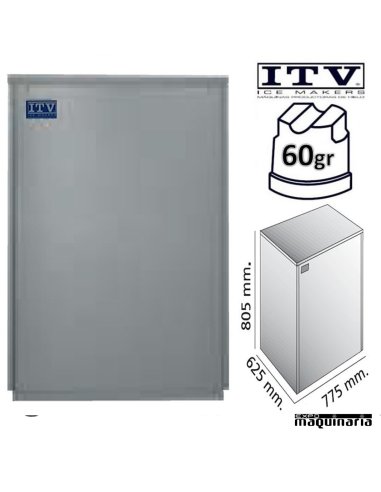 Maquina de Hielo ITV SUPERSTAR-NG150 cubito 60g
