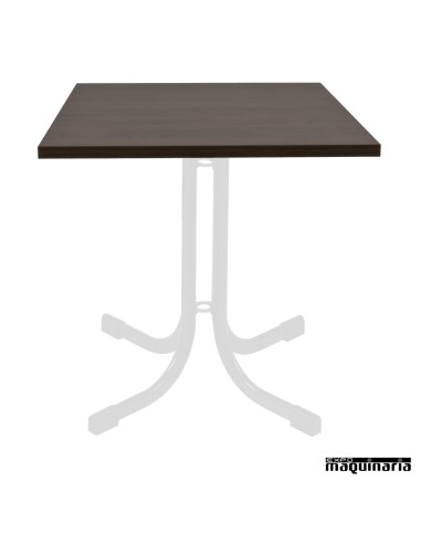 Mesa bar restaurante y hostelería 3R19MEL cuadrada