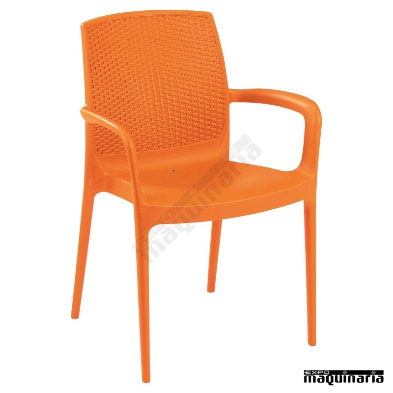 Sillon de plastico terraza 2R27