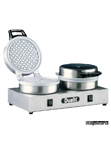 Plancha gofres doble NIJ449