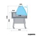 Vitrina expositora pescado  SVVHERAP1000 