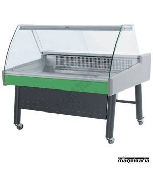 Vitrina pescado expositora con base SVVHERAP1500