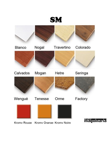 Colores SM Mesa redonda bar 4R35SM Oxidon