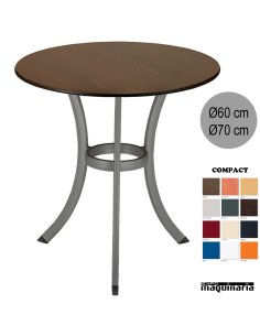 Mesa bar 4R35CO redonda Oxidon