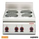 Cocina sobremesa eléctrica 4 fuegos fondo 65 MHPC6ET