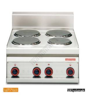 Cocina sobremesa eléctrica 4 fuegos fondo 65 MHPC6ET