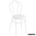 Silla Bar 1R06 apilable DOBLE BLANCA