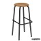Taburete 5R16SM de tubo acerado asiento SM