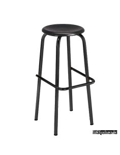 Taburete 5R16SM de tubo acerado asiento SM